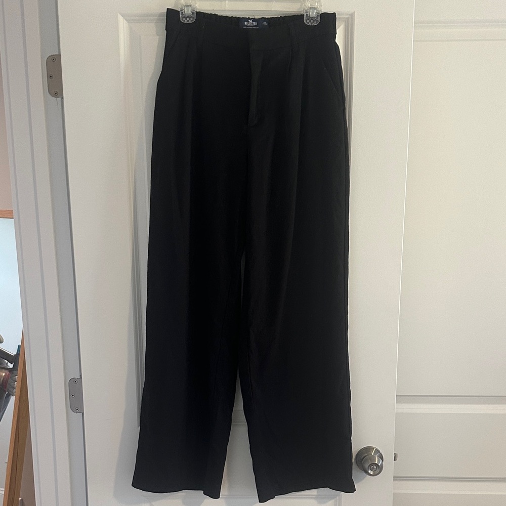 Hollister Black Wide Leg Pants
